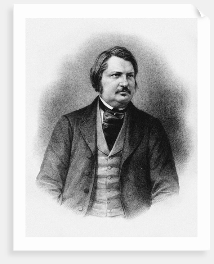 Honoré de Balzac, End 1840s by Anonymous