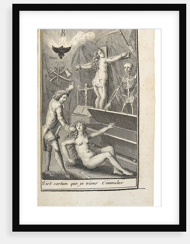 Illustration for La nouvelle Justine by Marquis de Sade, 1800 by Anonymous