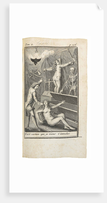Illustration for La nouvelle Justine by Marquis de Sade, 1800 by Anonymous