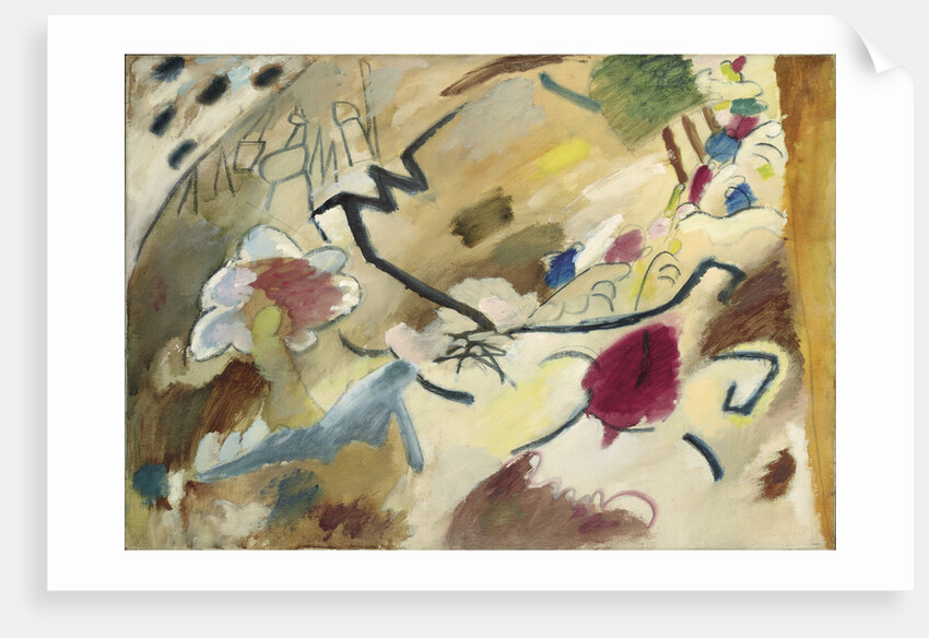 Improvisation with horses (Study for Improvisation 20), 1911 by Anonymous