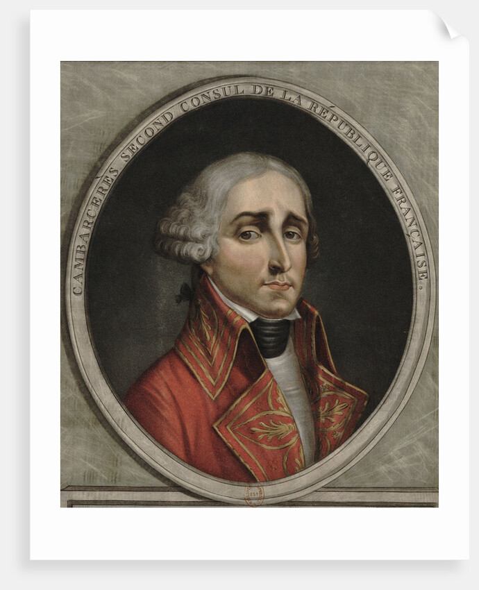 Jean-Jacques Régis de Cambacérès, by Anonymous