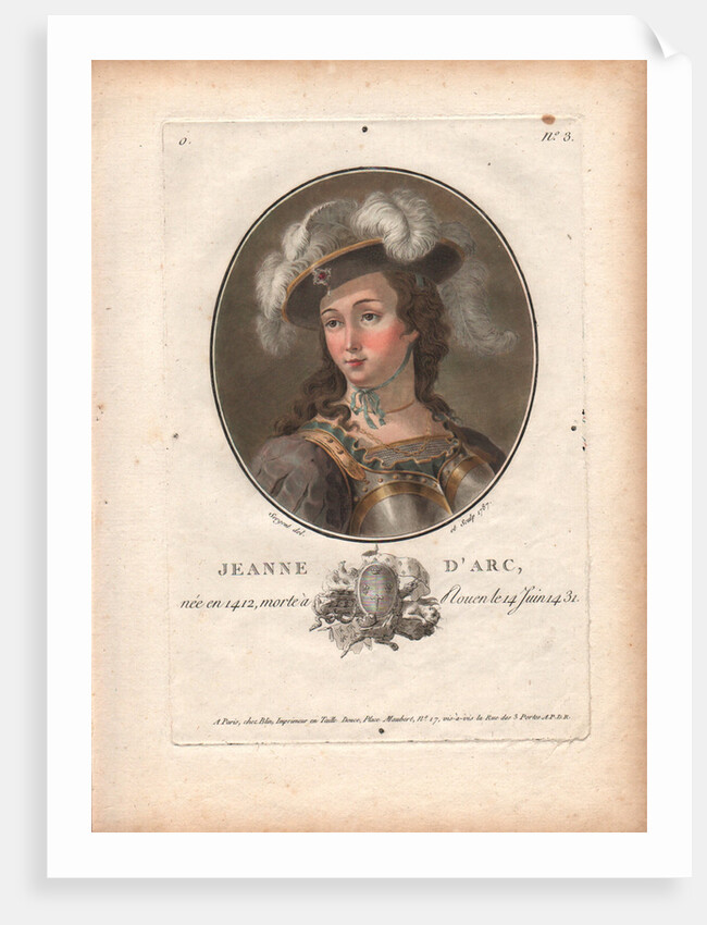 Joan of Arc, 1787 by Anonymous