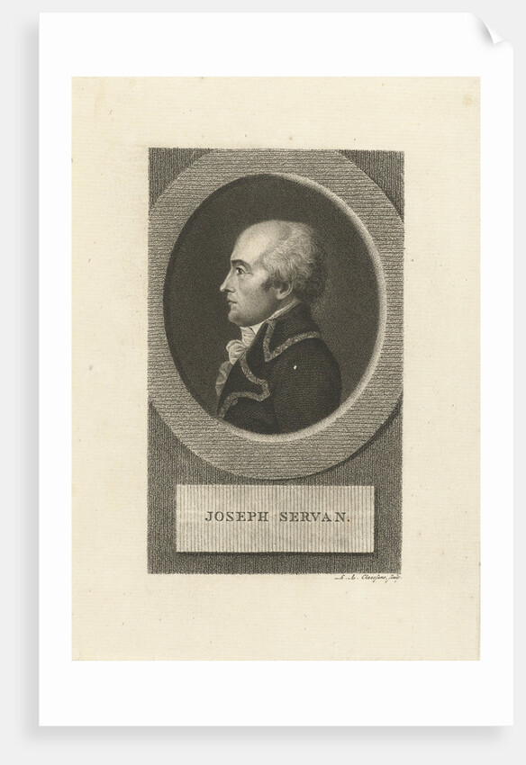 Joseph Marie Servan de Gerbey, 1790s by Anonymous