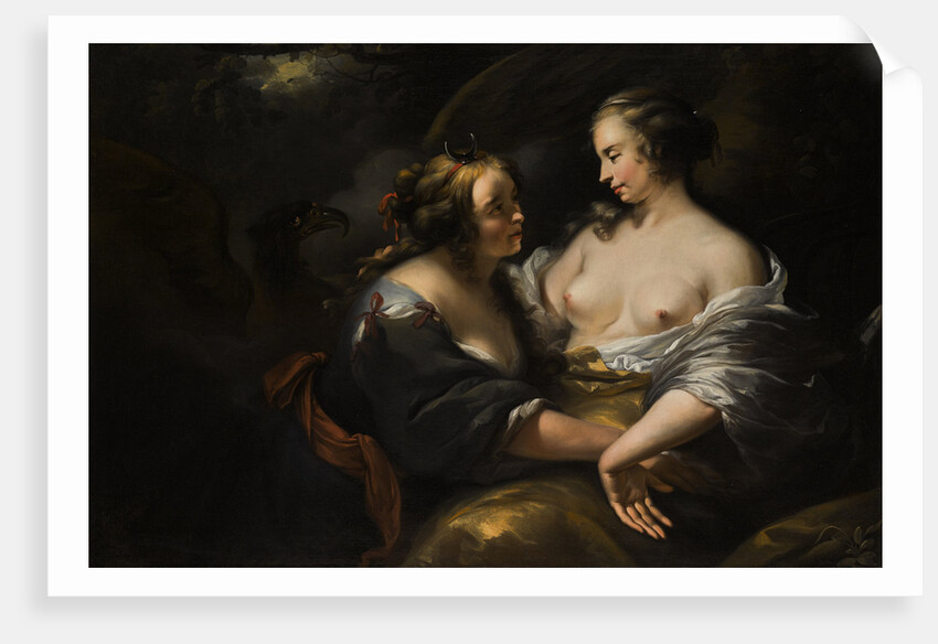 Jupiter, Disguised as Diana, Seducing the Nymph Callisto, by Anonymous