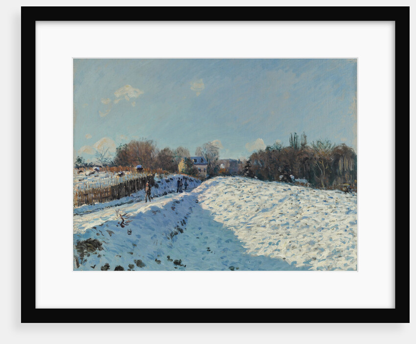 La neige à Louveciennes, 1874 by Anonymous