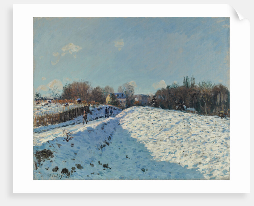 La neige à Louveciennes, 1874 by Anonymous