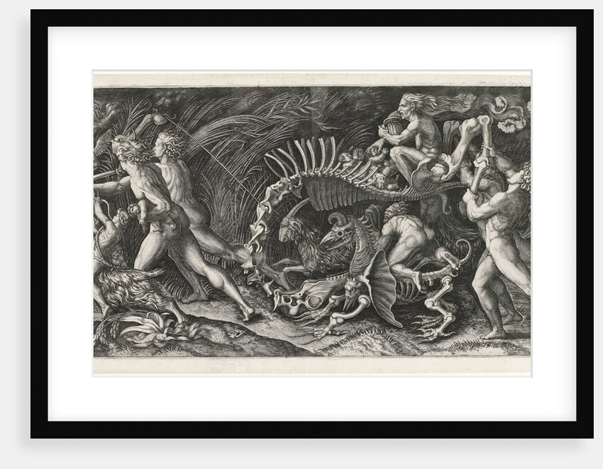 Lo Stregozzo (The Witchs Procession), c. 1520 by Anonymous