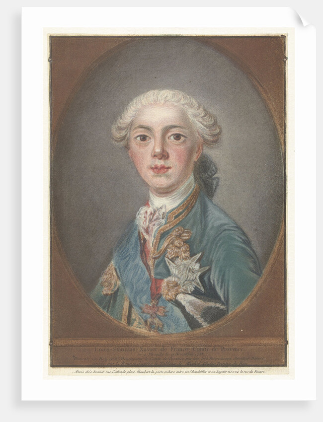 Louis Stanislas Xavier, Count of Provence, 1772 by Anonymous