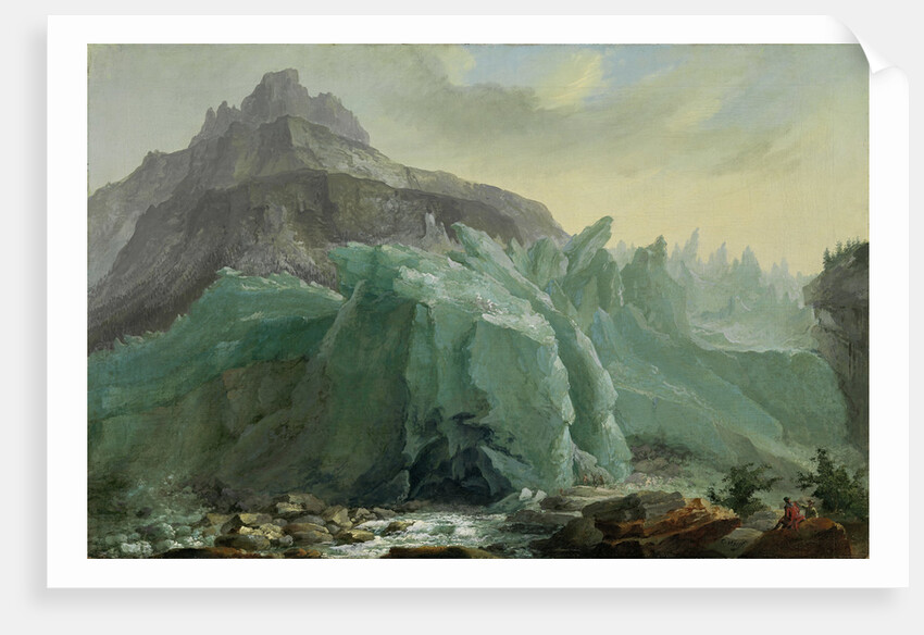 Lower Grindelwald Glacier, with the Lütschine River and Mettenberg, 1774 by Anonymous