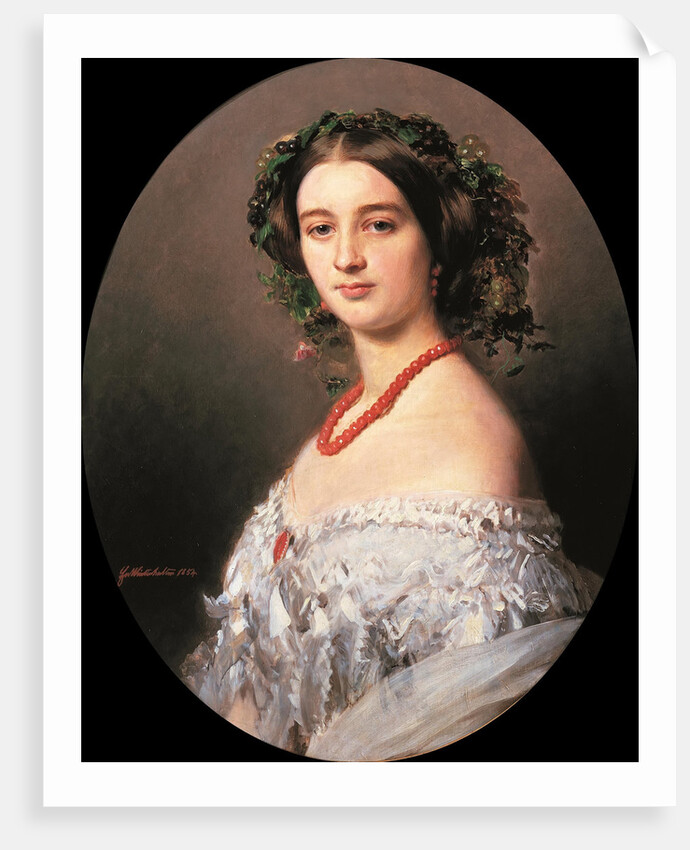 Malcy Louise Caroline Frederique Berthier de Wagram, Princess Murat, 1854 by Anonymous