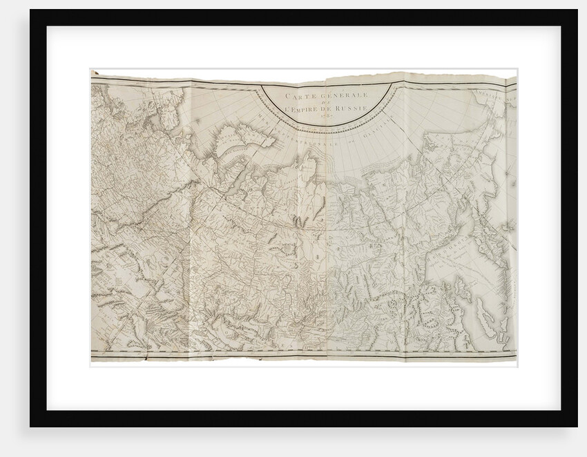 Map of the Russian Empire, 1787-1790 by Anonymous