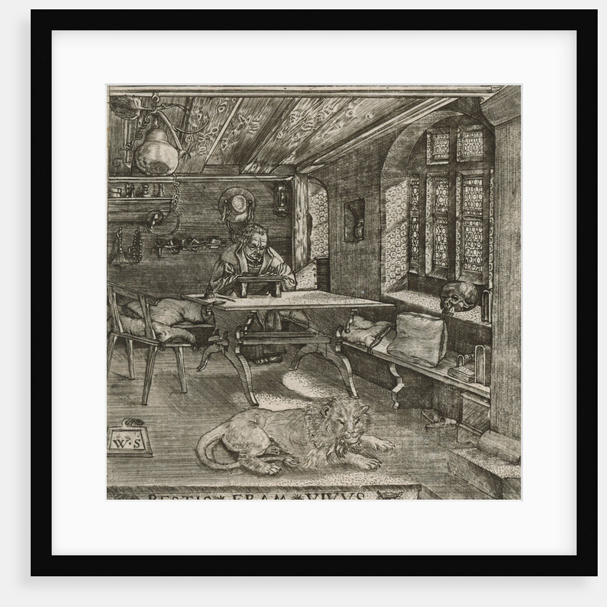 Martin Luther as Saint Jerome in his Cell, c. 1580 by Anonymous