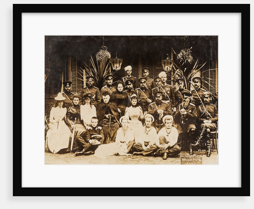 Members of the Romanov family at the summer military manoeuvres in Krasnoye Selo, 1892 by Anonymous
