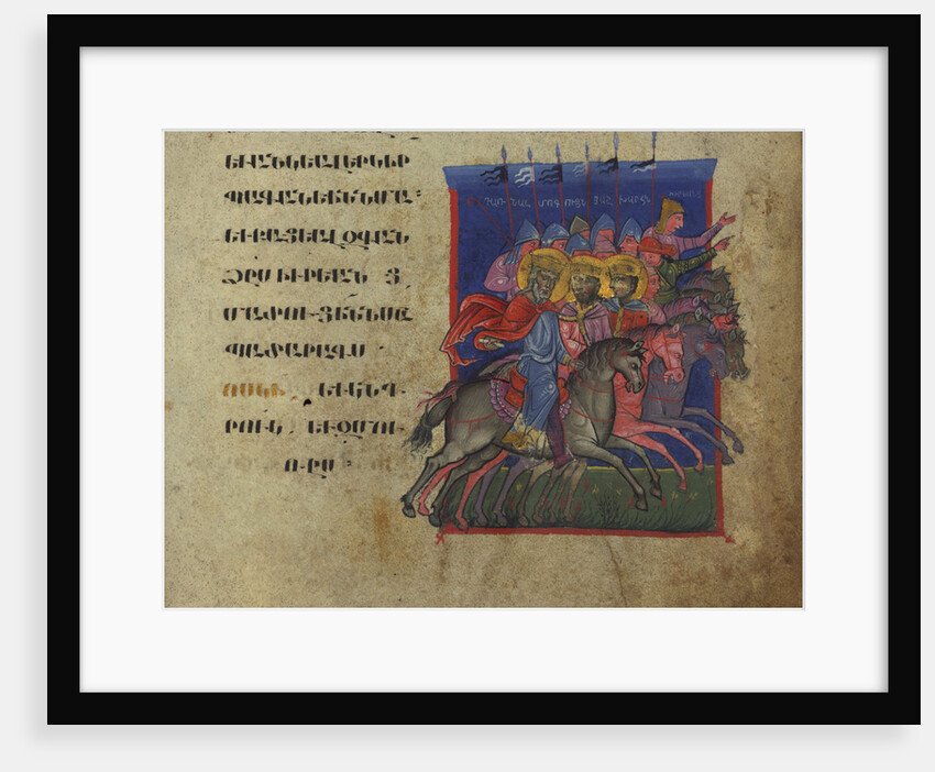 Miniature from the Toros Roslin Gospels, 1262 by Anonymous