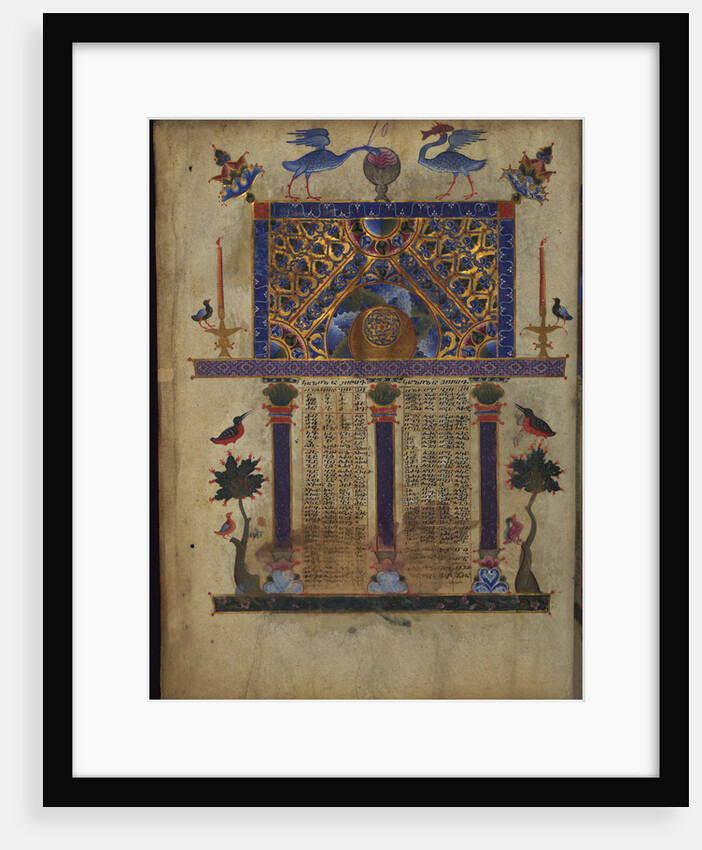 Miniature from the Toros Roslin Gospels, 1262 by Anonymous