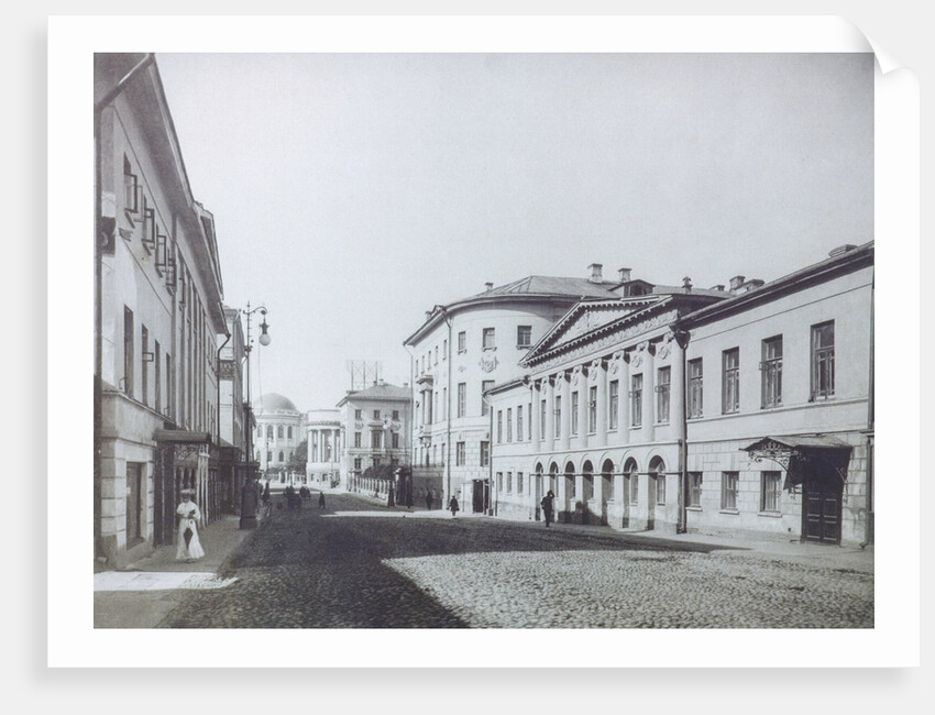 Mokhovaya Street in Moscow, 1890s by Anonymous