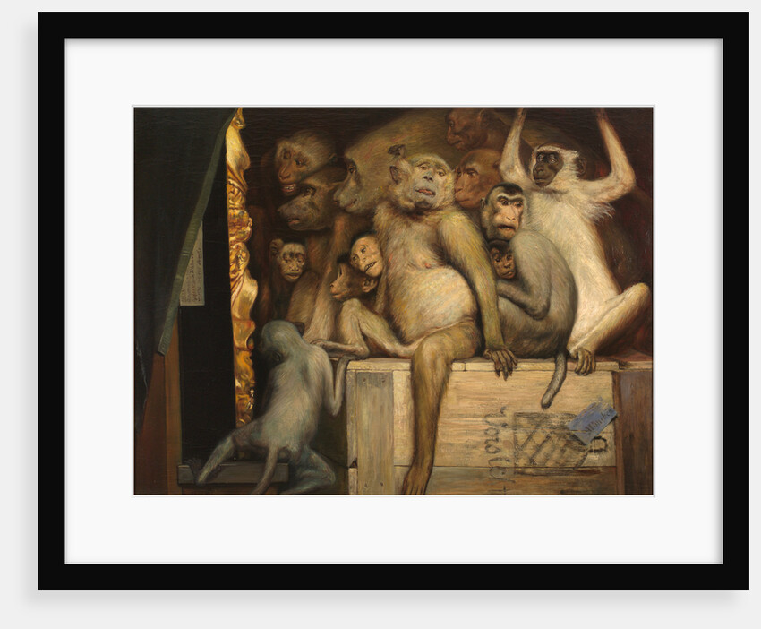 Monkeys as Judges of Art, c. 1889 by Anonymous
