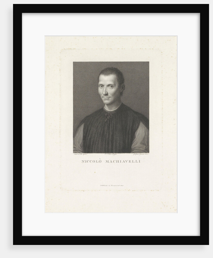 Niccolo Machiavelli, by Anonymous