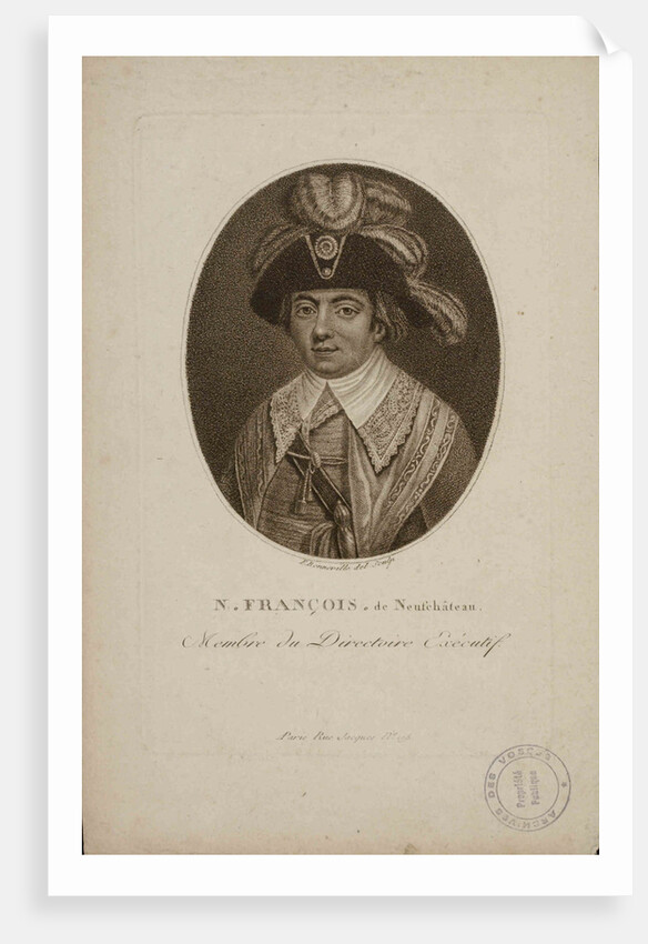 Nicolas François de Neufchâteau, by Anonymous