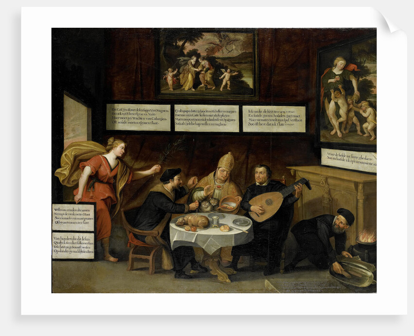 Peace commends the churches for tolerance, ca 1600-1610 by Anonymous