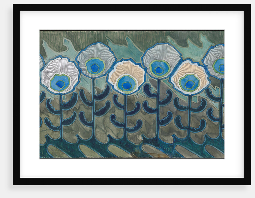 Peacock pattern, 1909 by Anonymous