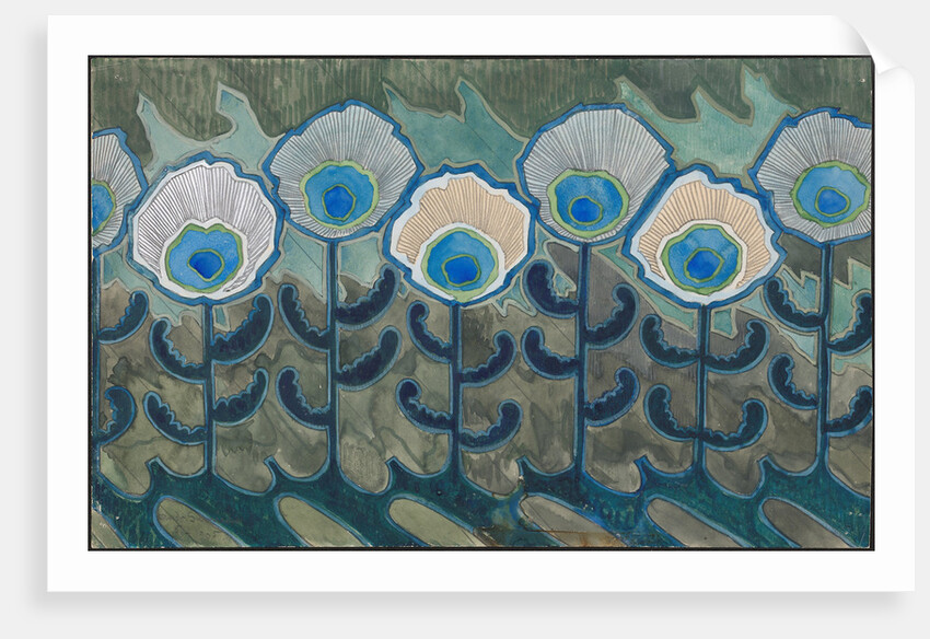 Peacock pattern, 1909 by Anonymous