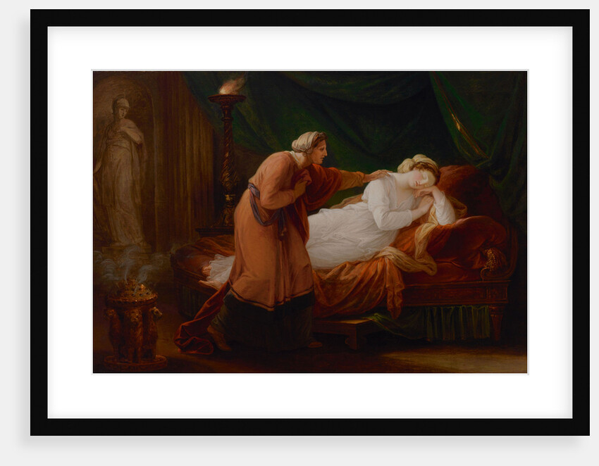 Penelope awakened by Eurycleia, 1772 by Anonymous