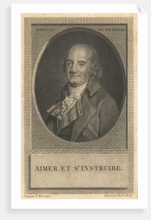 Pierre Samuel Du Pont de Nemours, by Anonymous