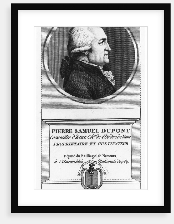 Pierre Samuel Du Pont de Nemours, 1789 by Anonymous