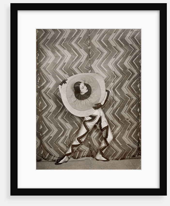 Pierrot-Éclair costume designed by Sonia Delaunay for the film Le ptit Parigot by Anonymous