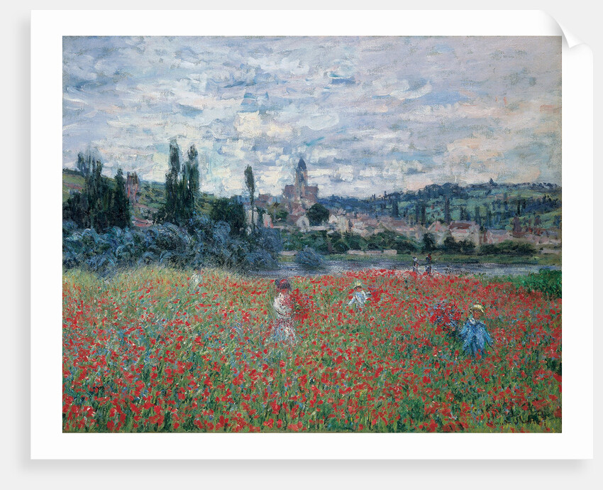 Poppy Fields near Vétheuil, ca 1879 by Anonymous