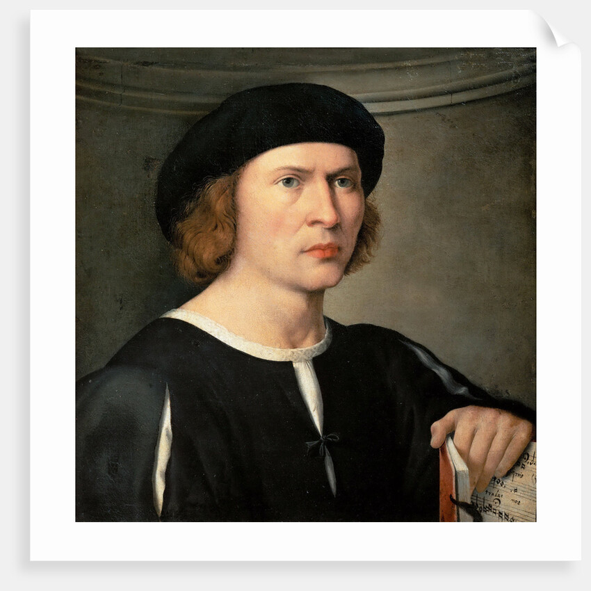 Portrait of a musician, ca 1515-1520 by Anonymous