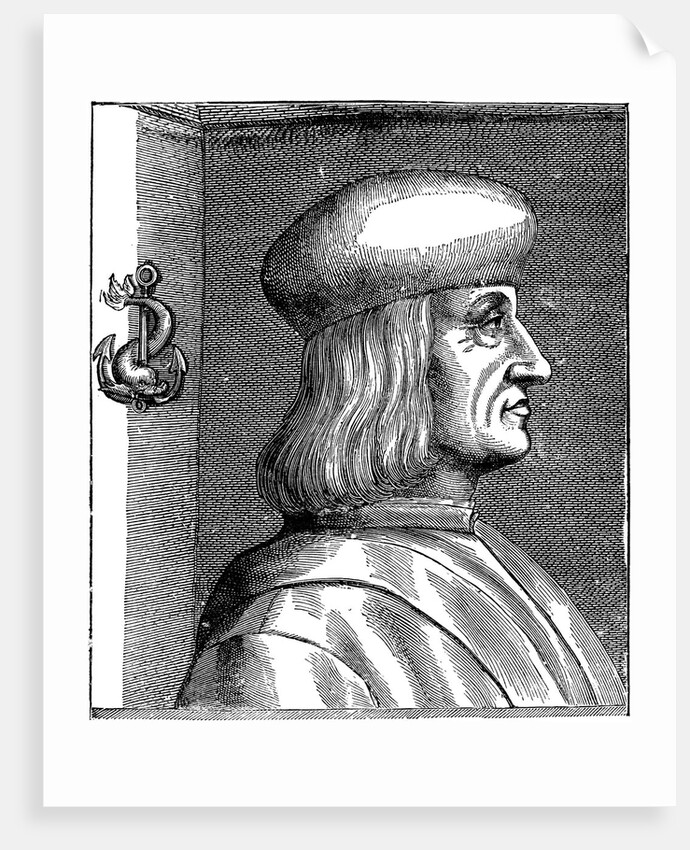 Portrait of Aldus Pius Manutius, 16th century by Anonymous