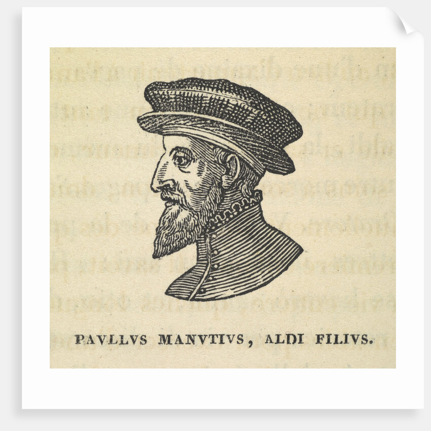 Portrait of Aldus Pius Manutius, 16th century by Anonymous