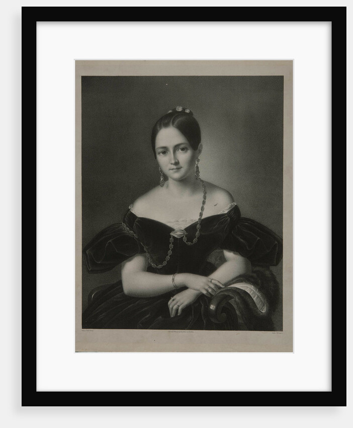 Portrait of Alexandra Smirnova-Rosset, 1830-1840s by Anonymous