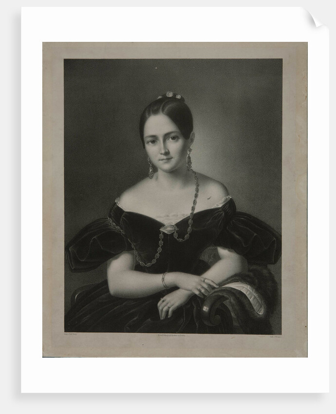 Portrait of Alexandra Smirnova-Rosset, 1830-1840s by Anonymous