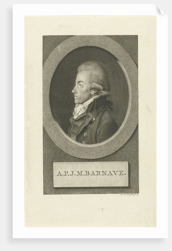 Portrait of Antoine-Pierre-Joseph-Marie Barnave, 1790s by Anonymous
