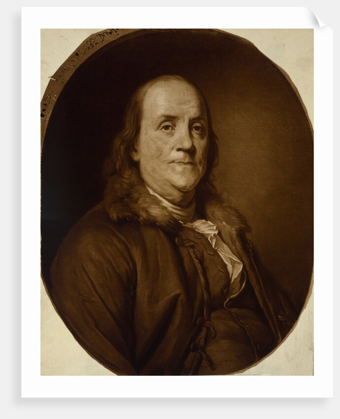 Portrait of Benjamin Franklin, Early 1780s by Anonymous