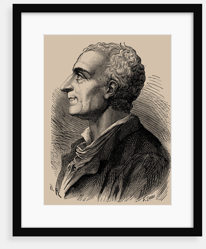 Portrait of Charles de Secondat, Baron de Montesquieu, 1889 by Anonymous