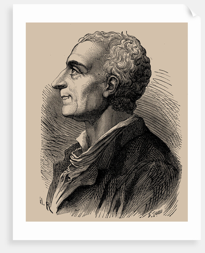 Portrait of Charles de Secondat, Baron de Montesquieu, 1889 by Anonymous