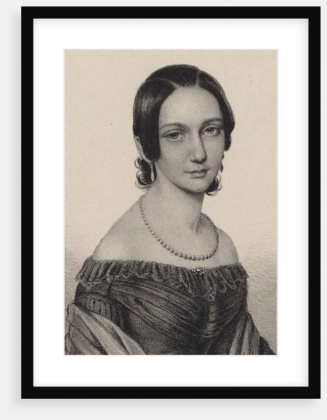 Portrait of Clara Schumann, 1838 by Anonymous