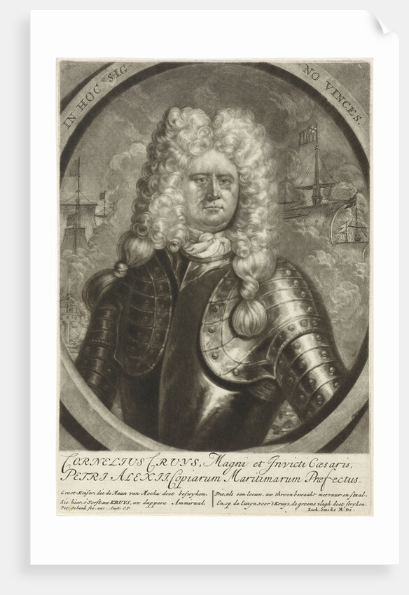 Portrait of Cornelius Cruys, Vice Admiral of the Imperial Russian Navy, c. 1713 by Anonymous
