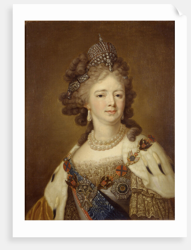 Portrait of Empress Maria Feodorovna (Sophie Dorothea of Württemberg) by Anonymous