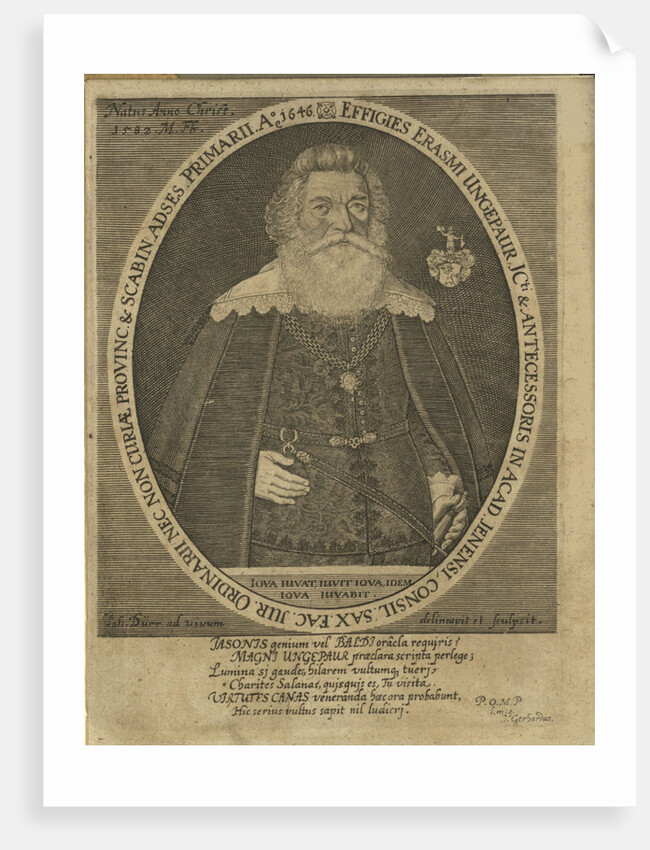 Portrait of Erasmus Ungebaur, 1660 by Anonymous