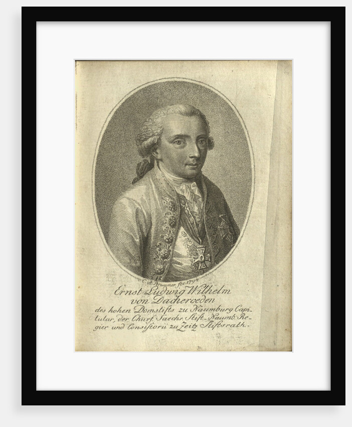 Portrait of Ernst Ludwig Wilhelm von Dacheröden, 1794 by Anonymous