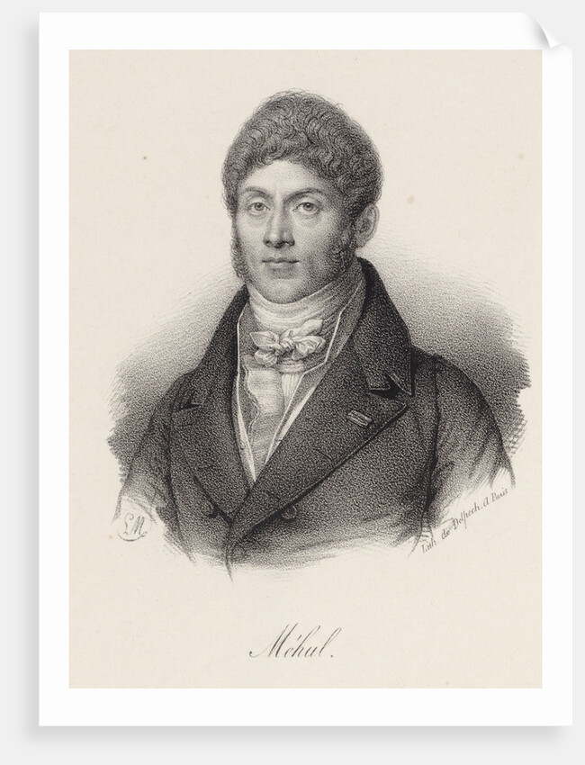 Portrait of Étienne-Nicolas Méhul, by Anonymous