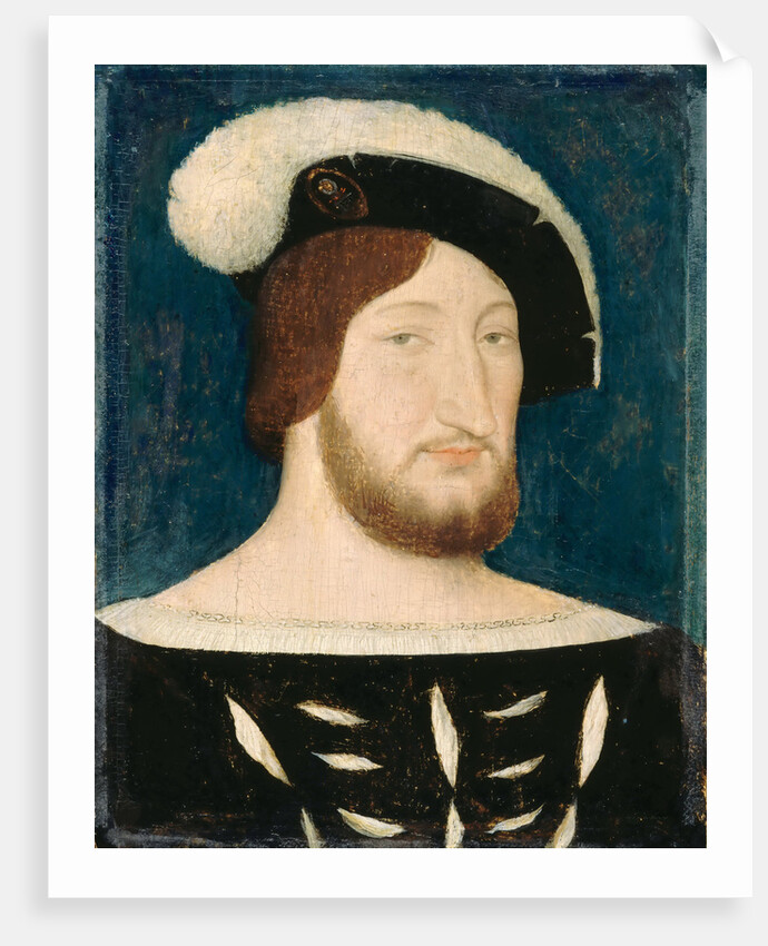 Portrait of Francis I, King of France, Duke of Brittany, Count of Provence, c. 1525 by Anonymous