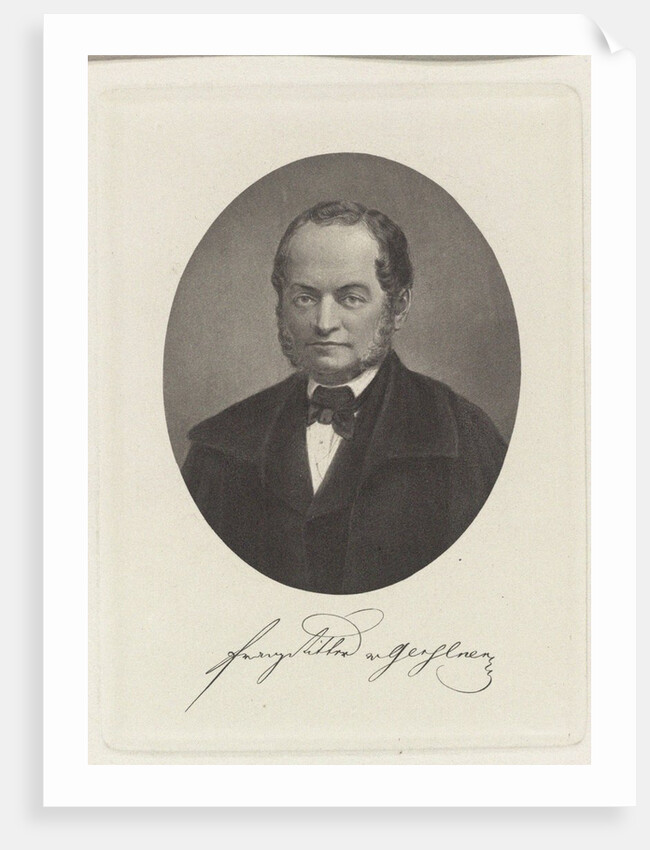 Portrait of Franz Anton von Gerstner, by Anonymous