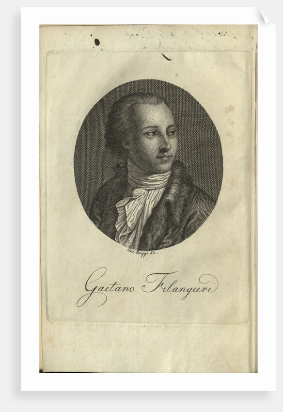 Portrait of Gaetano Filangieri, by Anonymous
