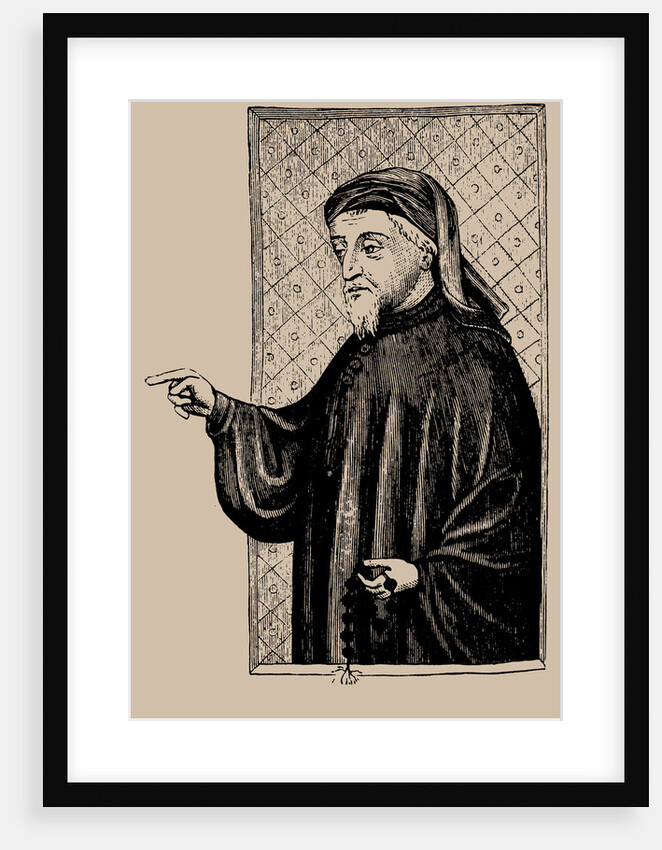 Portrait of Geoffrey Chaucer, by Anonymous